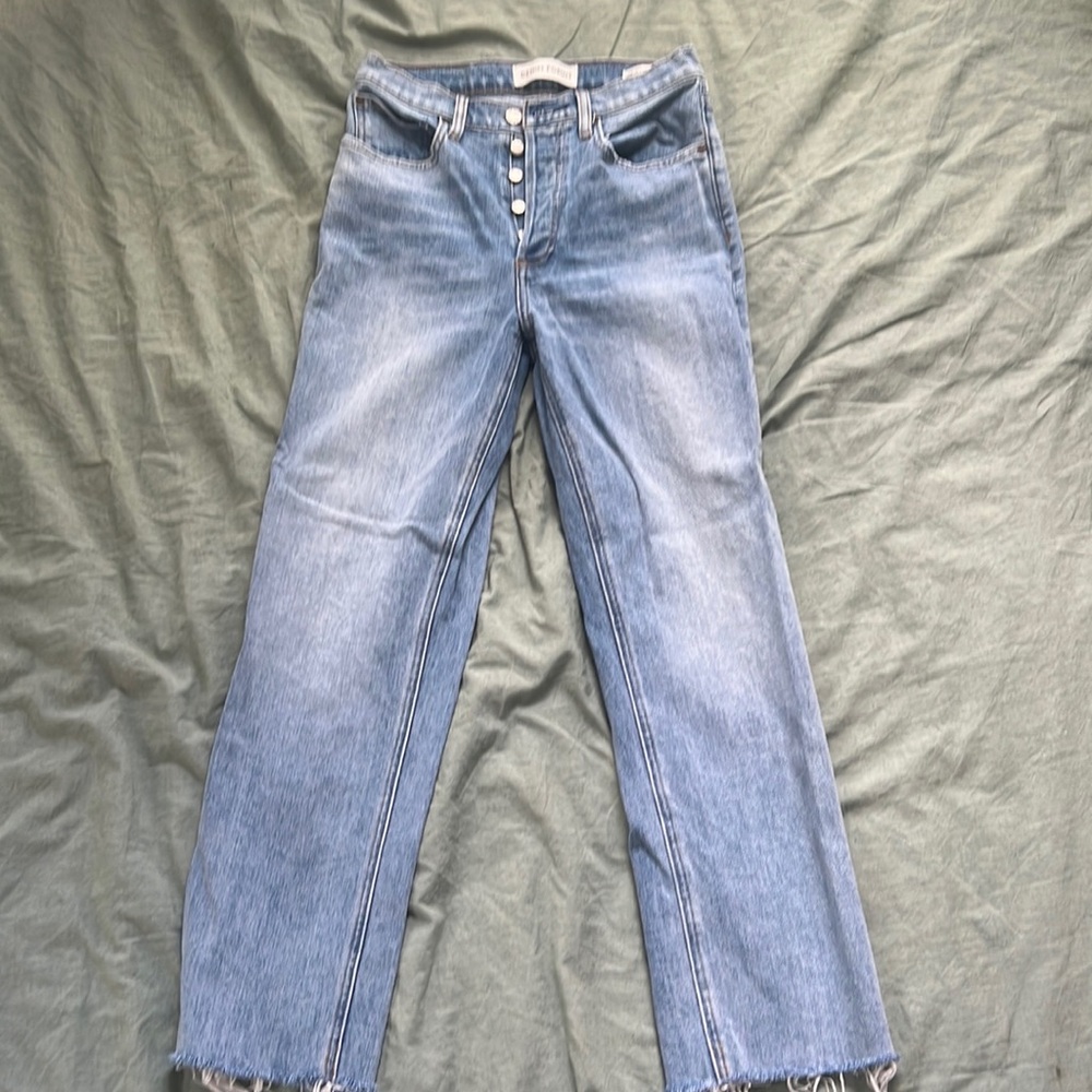 Denim Forum-The Arlo High Rose Straight 28L